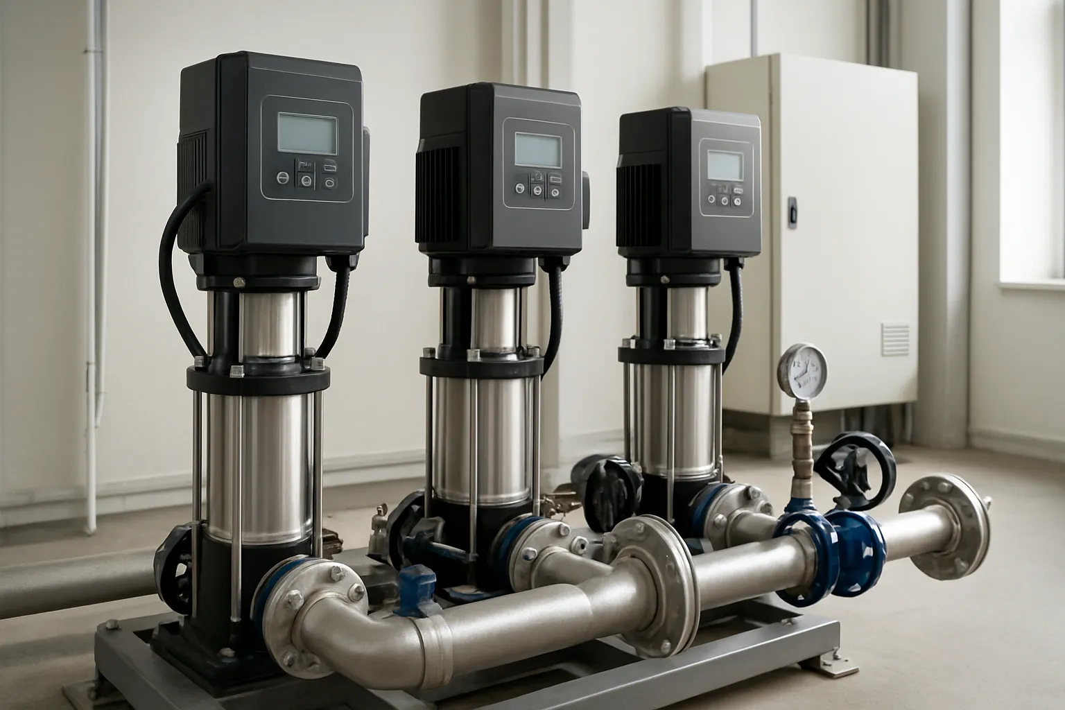 Integrating Electronic Pressure Controllers in Booster Pump Systems